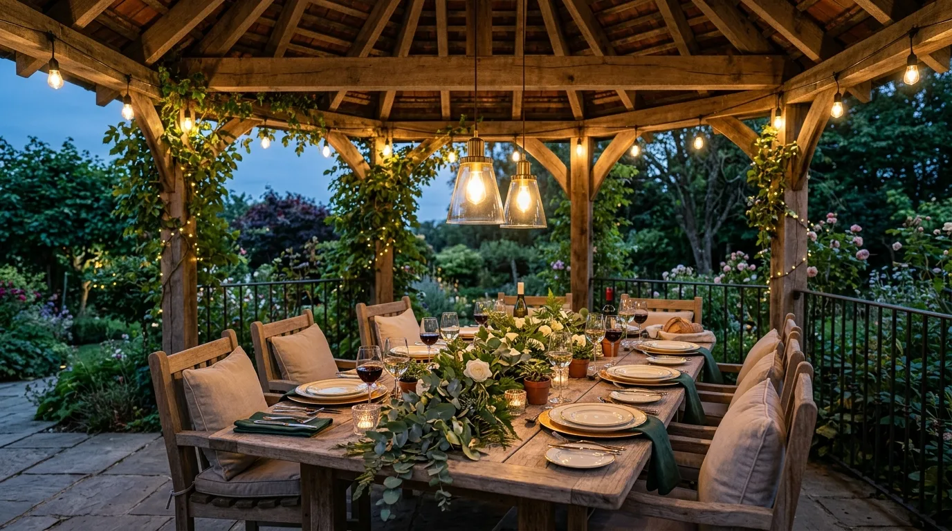 Minimal Modern Gazebo Decor